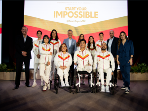 Toyota presenta atletas para París 2024