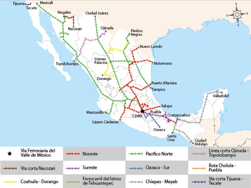 INEGI anuncia emisión de información ferroviaria por interés nacional