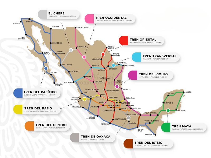 Claudia Sheinbaum presenta plan para trenes de pasajeros