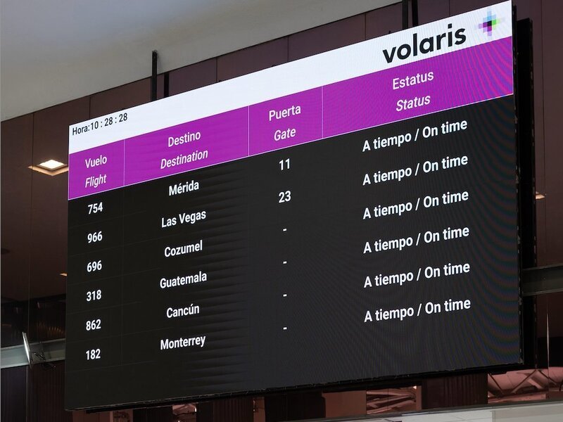 Volaris afectada por falla global de Microsoft