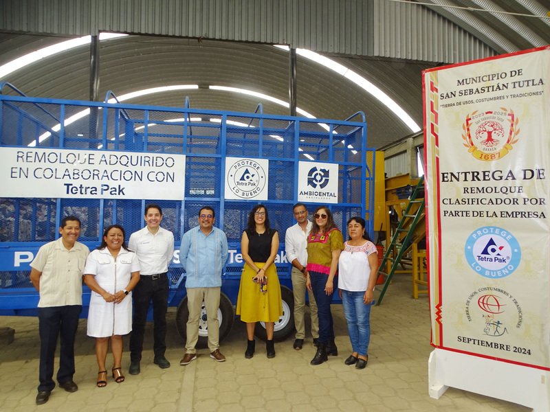 Tetra Pak impulsa gestión de residuos en Oaxaca