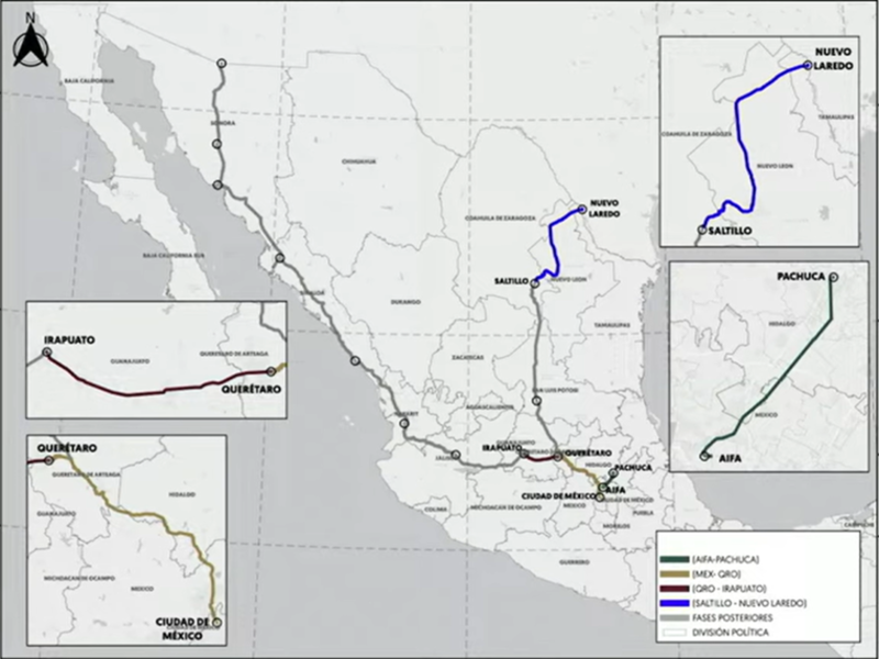 Cal y Mayor gana fallo para estudios del tren Querétaro-Irapuato