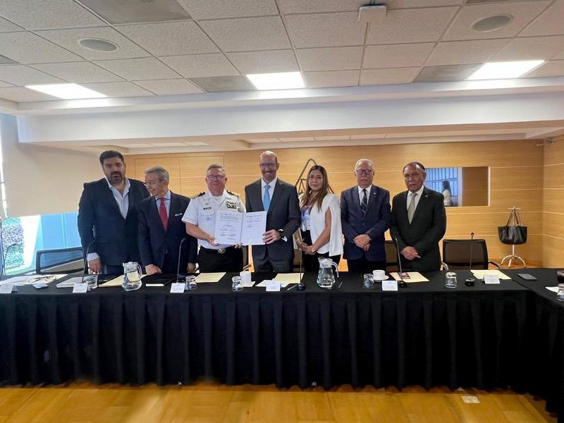Comité Marítimo y de Comercio Exterior firma convenio con la Semar,  para agilizar procesos y fomentar mejores prácticas en puertos