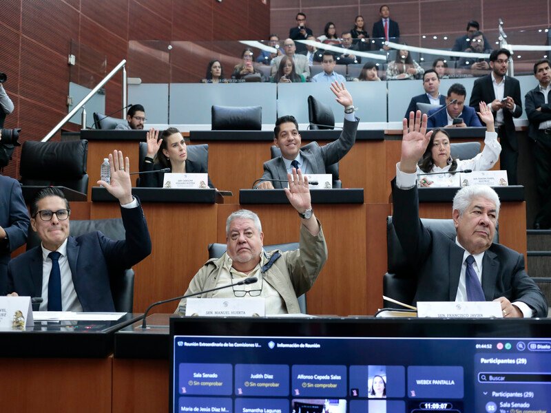 Senado aprueba en comisiones reforma ferroviaria