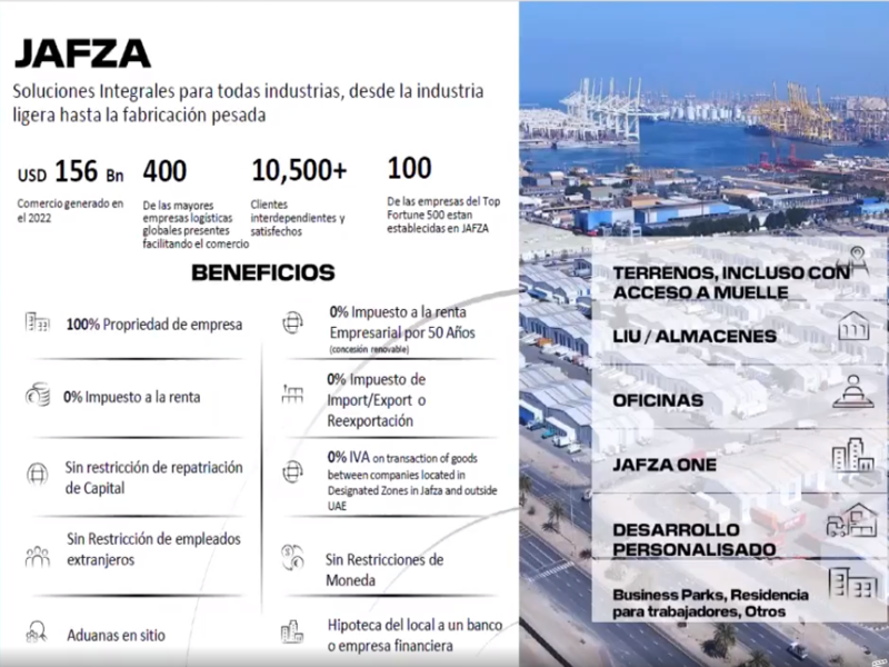 Dubái abre su puerto a las exportaciones mexicanas