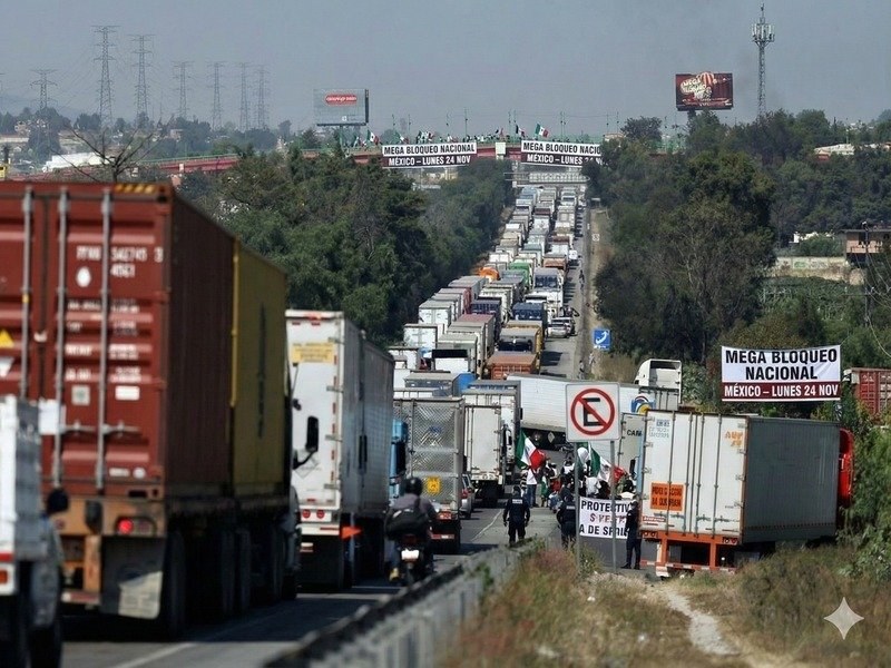 Paro nacional del transporte este lunes 24 de noviembre