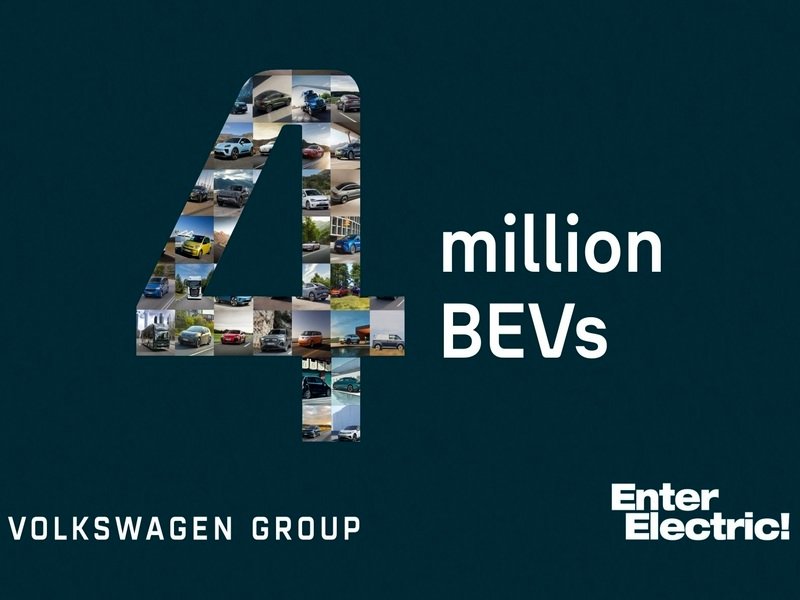 Volkswagen alcanza 4 millones de vehículos eléctricos