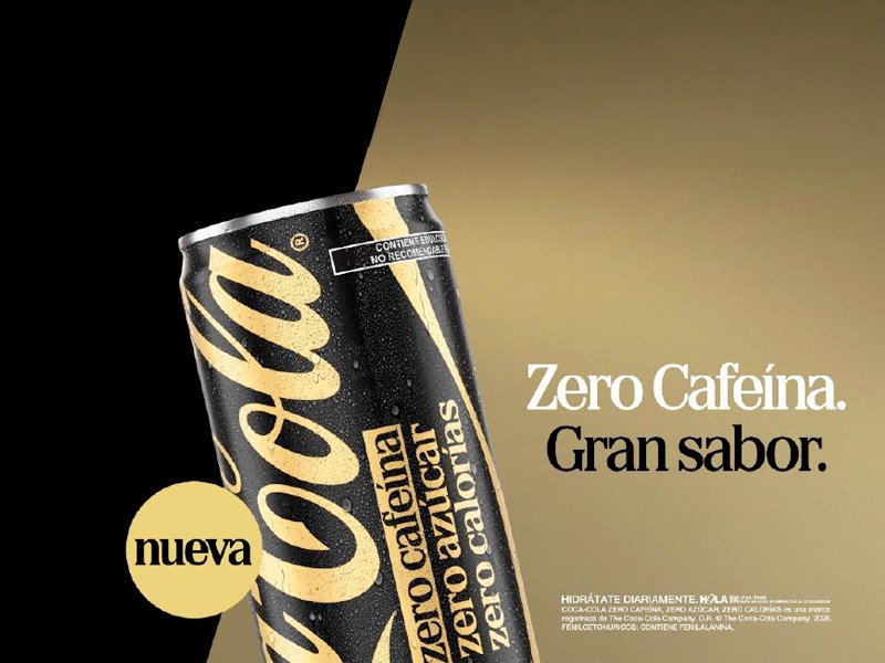 Coca-Cola amplía su portafolio con una versión sin cafeína